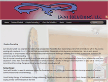 Tablet Screenshot of lanisolutions.com